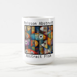 Abstract Fish コーヒーマグカップ