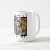 Abstract Fish コーヒーマグカップ (正面右)