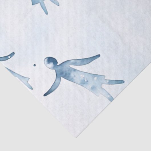 Abstract Floating Silhouettes Pattern 薄葉紙 (詳細)