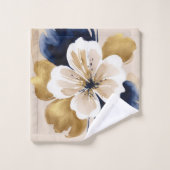 Abstract Floral バスタオルセット (ウォッシュタオル)