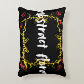 Abstract Floral Art Design | Modern Flower  アクセントクッション (正面(垂直))