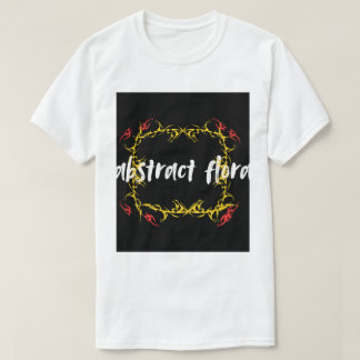 Abstract Floral Art Design | Modern Flower T-Shirt Tシャツ