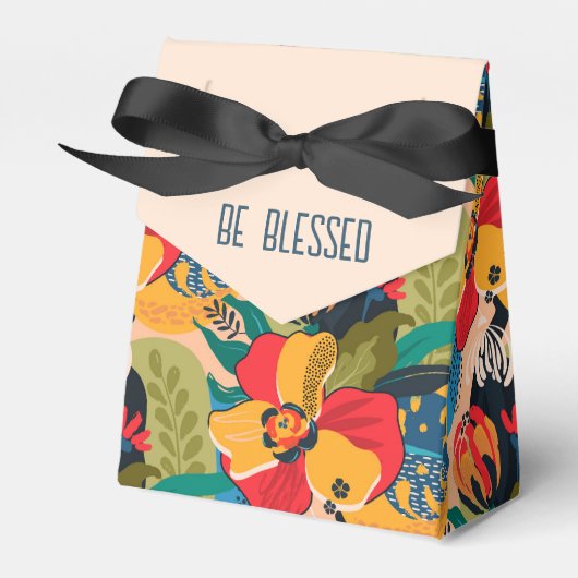 Abstract Floral Be Blessed フェイバーボックス (正面サイド)