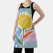 Abstract Floral Dandelion Color Blocks Modern  エプロン (インサイチュ)