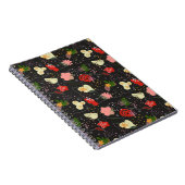 Abstract Floral Doodle ノートブック (右側)