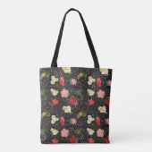 Abstract Floral Doodle Tote トートバッグ (裏面)
