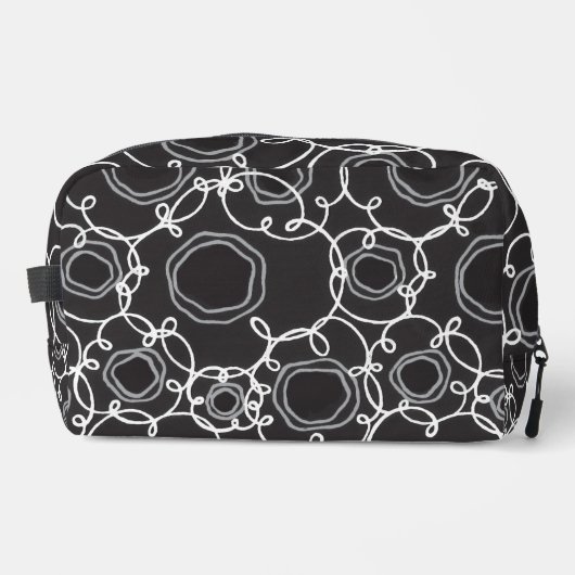 Abstract Floral Matrix (Charcoal) Fine Art ドップキット (正面)