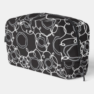 Abstract Floral Matrix (Charcoal) Fine Art ドップキット