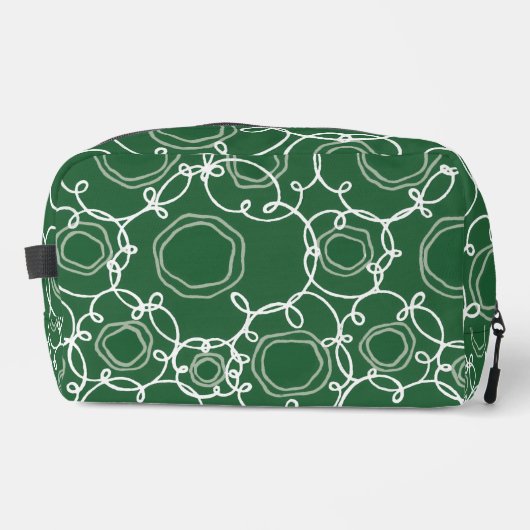 Abstract Floral Matrix (Dark Blue) Fine Art ドップキット (正面)