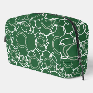 Abstract Floral Matrix (Dark Blue) Fine Art ドップキット