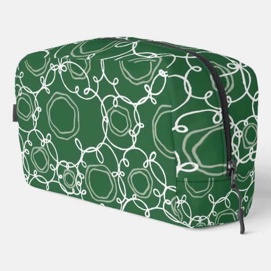 Abstract Floral Matrix (Dark Blue) Fine Art ドップキット (右コーナー)