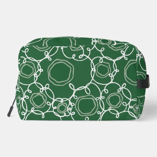 Abstract Floral Matrix (Dark Blue) Fine Art ドップキット (裏面)