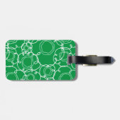 Abstract Floral Matrix (Green) Fine Art ラゲッジタグ (裏面横)