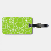 Abstract Floral Matrix (Lime) Fine Art ラゲッジタグ (裏面横)