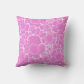 Abstract Floral Matrix (Soft Pink) Fine Art クッション (裏面)
