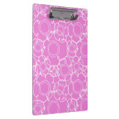 Abstract Floral Matrix (Soft Pink) Fine Art クリップボード (右)