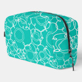 Abstract Floral Matrix (Teal) Fine Art ドップキット (右コーナー)