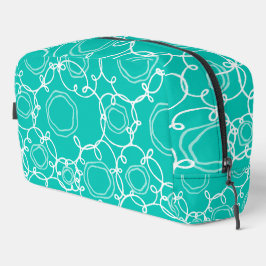 Abstract Floral Matrix (Teal) Fine Art ドップキット