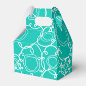 Abstract Floral Matrix (Teal) Fine Art フェイバーボックス (裏面サイド)