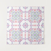Abstract floral pattern designabstract, art, home タペストリー (正面(横))