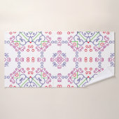 Abstract floral pattern designabstract, art, home バスタオル (バスタオル)