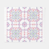 Abstract floral pattern designabstract, art, home フリースブランケット (正面(横))