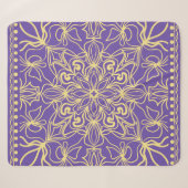 Abstract floral pattern. geometry, mandala design シェルパブランケット (正面(横))