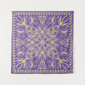 Abstract floral pattern. geometry, mandala design  タペストリー (正面)
