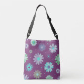 Abstract Floral Pattern Tote クロスボディバッグ (裏面)