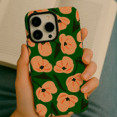 Abstract Floral Patterns iPhoneケース