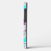 Abstract Floral Retro Swirls Case-Mate iPhoneケース (裏面 / 左)