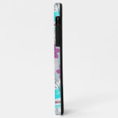 Abstract Floral Retro Swirls Case-Mate iPhoneケース (裏面/左)
