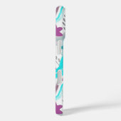 Abstract Floral Retro Swirls Case-Mate iPhoneケース (裏面 / 右)