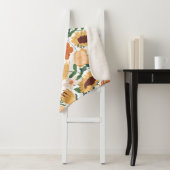 Abstract Floral Sherpa Fleece Blanket シェルパブランケット (インサイチュ)