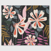 Abstract floral surface pattern seamless backgroun ラッピングペーパー (フラット)