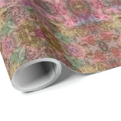 Abstract Floral Vines Multicolor Wrapping Paper ラッピングペーパー (ロールコーナー)
