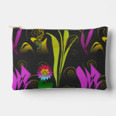 Abstract Floral with Spirals 1 アクセサリーポーチ (正面)