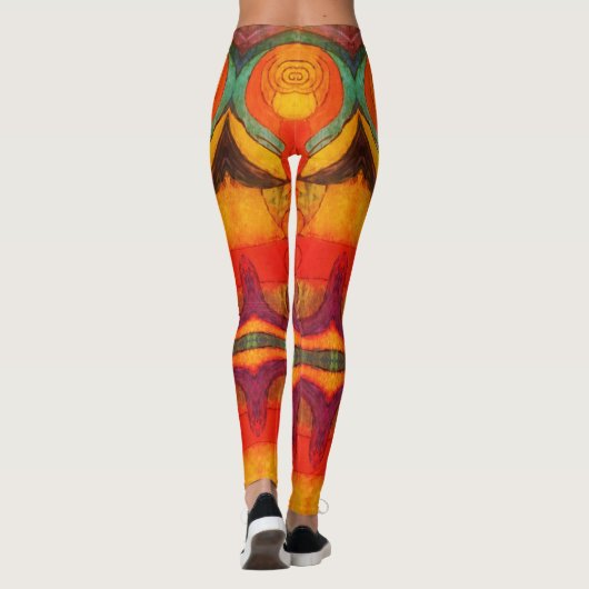 Abstract Flow Leggings レギンス (裏面)