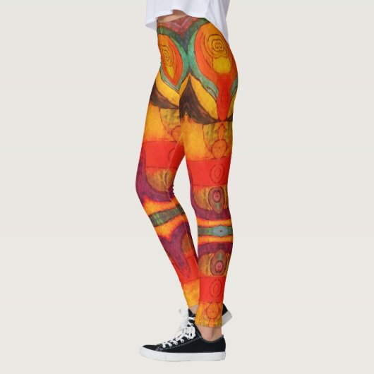 Abstract Flow Leggings レギンス (左)