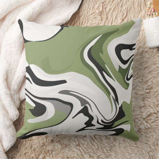 Abstract Flow of Nature クッション (ブランケット)