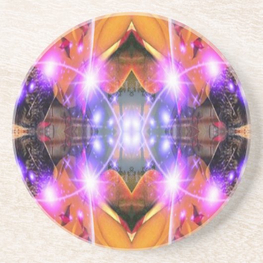 Abstract Flower コースター (正面)