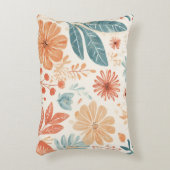 Abstract Flower Designed アクセントクッション (正面(垂直))