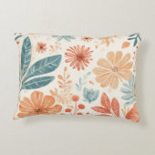 Abstract Flower Designed アクセントクッション (裏面)