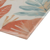 Abstract Flower Designed  カッティングボード (角)