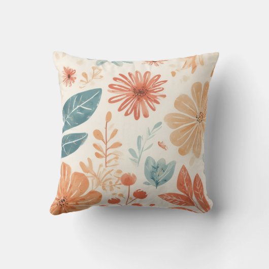 Abstract Flower Designed  クッション (裏面)