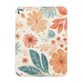 Abstract Flower Designed  マグネット (縦)