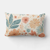 Abstract Flower Designed ランバークッション (裏面)