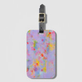 Abstract Flower Dream ラゲッジタグ (正面縦)