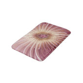 Abstract Flower Fractal Art & Shades of Burgundy バスマット (アングル)