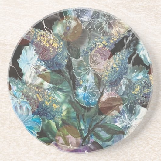 Abstract Flowers Coaster コースター (正面)